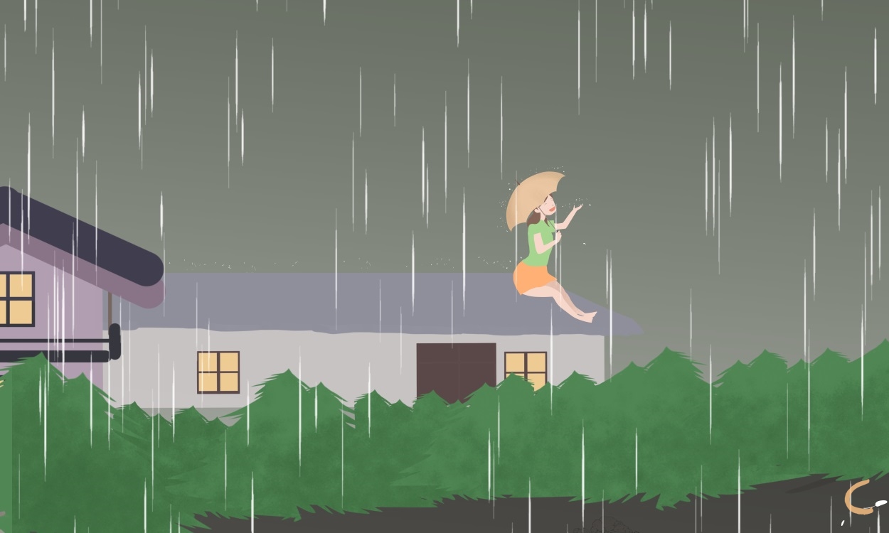 关于下雨天的心情文案摘抄