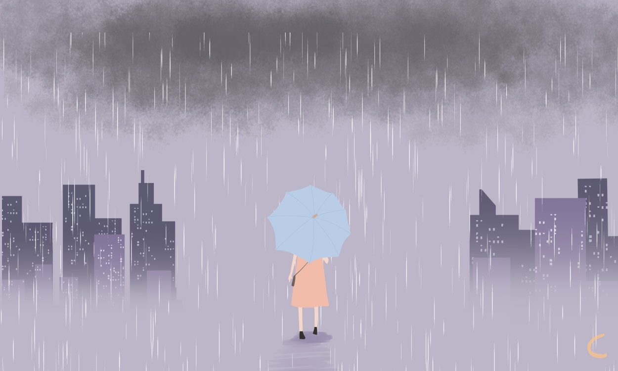 下雨天朋友圈幽默文案