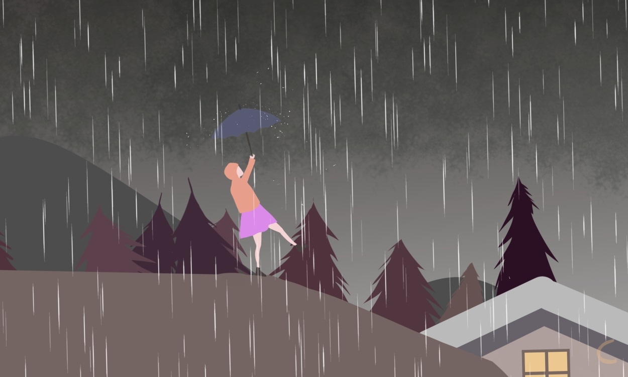 描写下雨天气的高质量说说