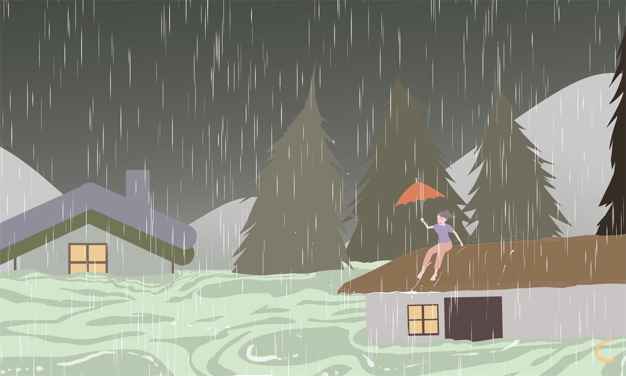 下雨天抖音治愈文案