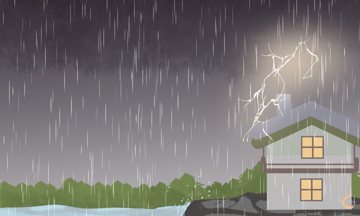 下雨天秒赞简短文案