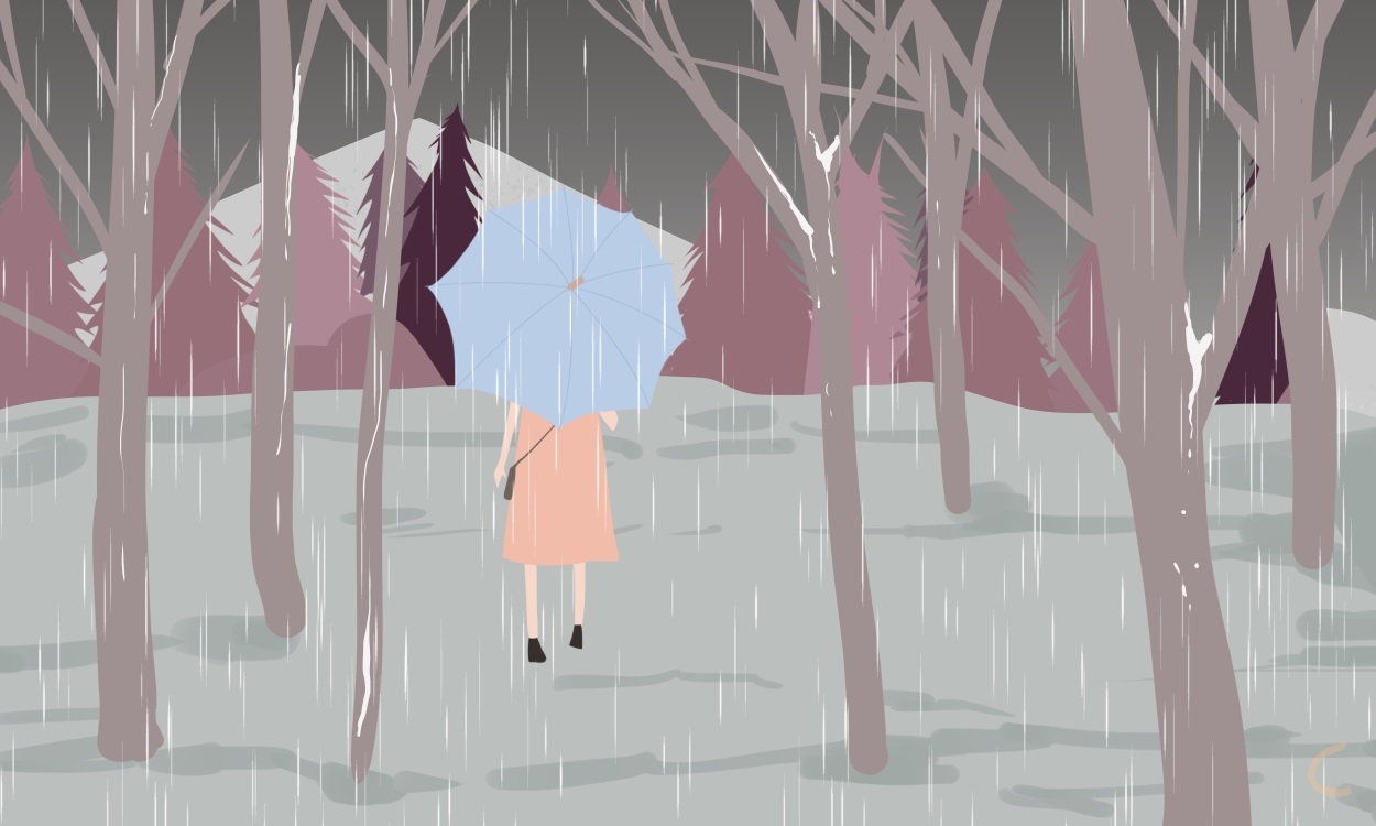 适合下雨天发朋友圈暖心的文案